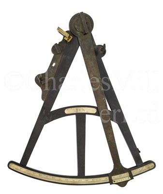 Lot 363 - Ø A 16IN. RADIUS VERNIER OCTANT, CIRCA 1790