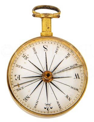 Lot 378 - A FOB COMPASS, CIRCA 1800