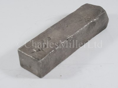 Lot 222 - A DUTCH EAST INDIA COMPANY (V.O.C.) SILVER INGOT SALVAGED FROM THE ROOSWIJK CARGO, CIRCA 1739