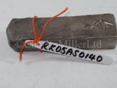 Lot 222 - A DUTCH EAST INDIA COMPANY (V.O.C.) SILVER INGOT SALVAGED FROM THE ROOSWIJK CARGO, CIRCA 1739