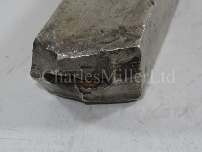 Lot 223 - A DUTCH EAST INDIA COMPANY (V.O.C.) SILVER INGOT SALVAGED FROM THE ROOSWIJK CARGO, CIRCA 1739