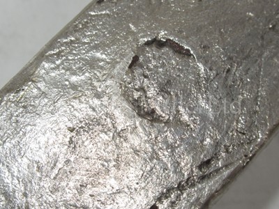 Lot 223 - A DUTCH EAST INDIA COMPANY (V.O.C.) SILVER INGOT SALVAGED FROM THE ROOSWIJK CARGO, CIRCA 1739