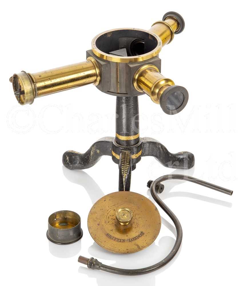 Lot 381 - A 19TH CENTURY SPECTROMETER BY GRIFFIN,