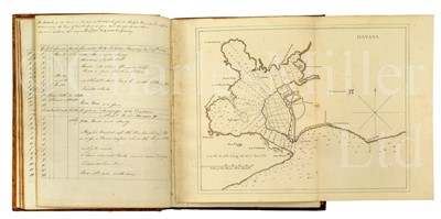 Lot 201 - A LOGBOOK FOR H.M.S. ACTIVE BY JOHN JAMES ALLEN, RN, 12 NOVEMBER 1822 TO AUGUST 1824