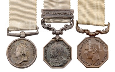 Lot 245 - MINIATURE POLAR MEDALS OF THE 1876 AND 1904 ISSUES