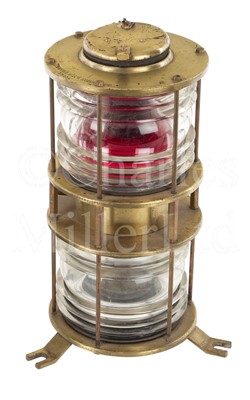 Lot 312 - A DOUBLE NAVIGATION LIGHT, GERMAN 1945