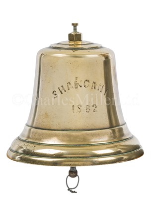 Lot 114 - THE SHIP'S BELL FOR FOR THE SHANGANI, 1882