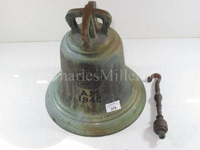 Lot 275 - AN AIR MINISTRY SCRAMBLE BELL, 1942