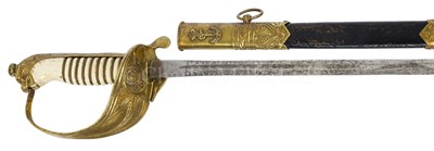 Lot 218 - AN 1827-PATTERN DRESS SWORD FOR THE ITALIAN ROYAL NAVY