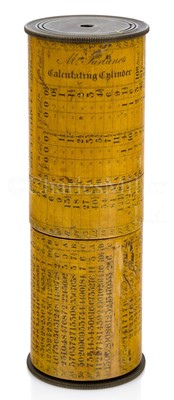 Lot 379 - A RARE CALCULATING CYLINDER BY McFARLANE, CIRCA 1833