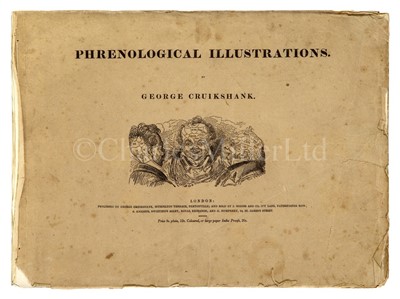 Lot 354 - 'PHRENOLOGICAL ILLUSTRATIONS...' - designed and published by George Cruickshank 1826