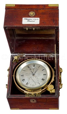 Lot 322 - A TWO-DAY MARINE CHRONOMETER BY LITHERLAND DAVIES, LIVERPOOL, CIRCA 1840