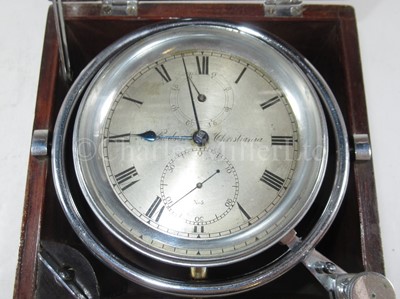 Lot 328 - A TWO-DAY MARINE CHRONOMETER BY M. PAULSON, CHRISTIANIA, NORWAY, 19TH CENTURY