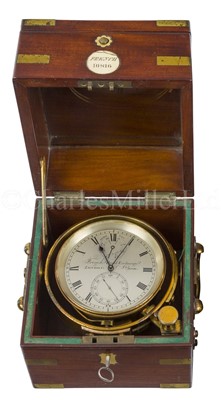 Lot 326 - A TWO-DAY MARINE CHRONOMETER BY FRENCH, LONDON, CIRCA 1860