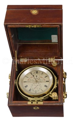 Lot 324 - A TWO-DAY MARINE CHRONOMETER BY JOHN POOLE, FENCHURCH STREET, LONDON, CIRCA 1865