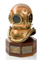 Lot 195 - THE DIVER OF THE YEAR TROPHY<br/>comprising a...
