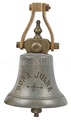 Lot 35 - A SHIP'S BELL FOR THE COMPOSITE BARQUE DONA JUANA, BUILT BY CHARLES CONNELL, GLASGOW FOR A. MARTINEZ, HAVANA, 1872