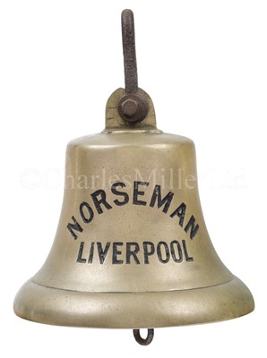 Lot 137 - A BELL FROM THE NORSEMAN, LIVERPOOL, EARLY 20TH CENTURY