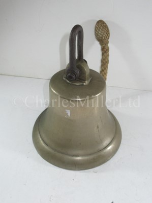 Lot 137 - A BELL FROM THE NORSEMAN, LIVERPOOL, EARLY 20TH CENTURY