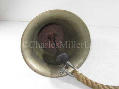 Lot 137 - A BELL FROM THE NORSEMAN, LIVERPOOL, EARLY 20TH CENTURY