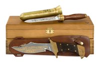 Lot 197 - A COMMEMORATIVE DIVING KNIFE BY WENOKA...