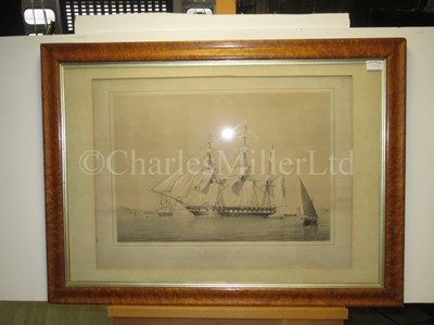Lot 180 - A PAIR OF 18TH CENTURY ENGRAVINGS OF THE GLORIOUS FIRST OF JUNE, 1794