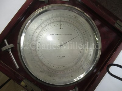 Lot 380 - A RARE LORD'S PATENT CALCULATOR FOR THE TEXTILE INDUSTRY BY W. WILSON, LONDON, CIRCA 1920