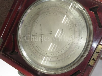 Lot 380 - A RARE LORD'S PATENT CALCULATOR FOR THE TEXTILE INDUSTRY BY W. WILSON, LONDON, CIRCA 1920