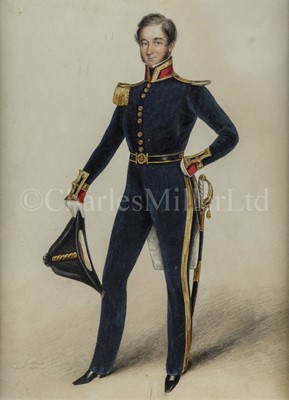 Lot 223 - ALBIN ROBERT BURT (BRITISH, 1784-1842) - Portrait of an officer of the Royal Navy