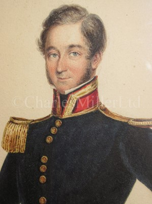 Lot 223 - ALBIN ROBERT BURT (BRITISH, 1784-1842) - Portrait of an officer of the Royal Navy