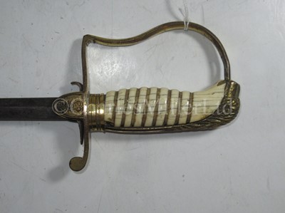 Lot 217 - AN 1805 PATTERN NAVAL DRESS SWORD