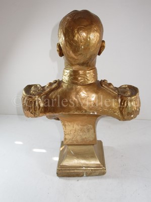 Lot 257 - A PLASTER BUST OF ADMIRAL SIR JOHN JELLICOE