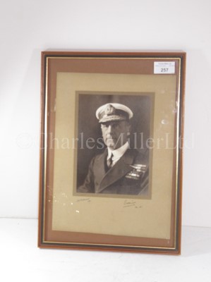Lot 257 - A PLASTER BUST OF ADMIRAL SIR JOHN JELLICOE