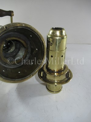 Lot 101 - A RARE MARINE CANDLE LAMP BY BULPITT, CIRCA 1880