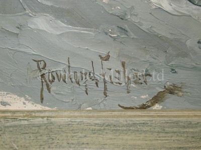 Lot 1 - ROWLAND FISHER (BRITISH, 1885–1969) - Lowestoft smacks