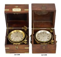 Lot 238 - A TWO-DAY MARINE CHRONOMETER BY THOMAS ADAMS,...