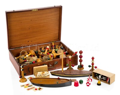 Lot 310 - A NAVAL NAVIGATION TRAINING SET, CIRCA 1930