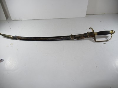 Lot 173 - A WARRANT OFFICER'S SWORD, CIRCA 1790