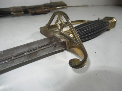 Lot 173 - A WARRANT OFFICER'S SWORD, CIRCA 1790