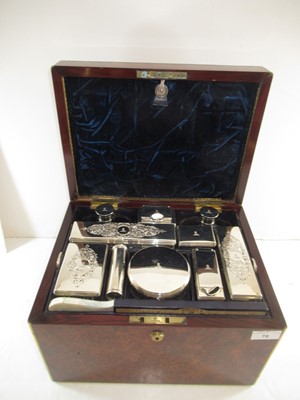 Lot 70 - AN EXCEPTIONAL GENTLEMAN'S TRAVELLING DRESSING CASE BY D & J DILLER, CIRCA 1844