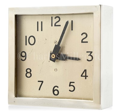 Lot 92 - AN ART DECO FIRST-CLASS STATEROOM BULKHEAD SLAVE CLOCK FROM R.M.S. QUEEN MARY, CIRCA 1936