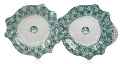 Lot 73 - TWO CALEDONIA-PATTERN PLATES FOR P&O, CIRCA 1846