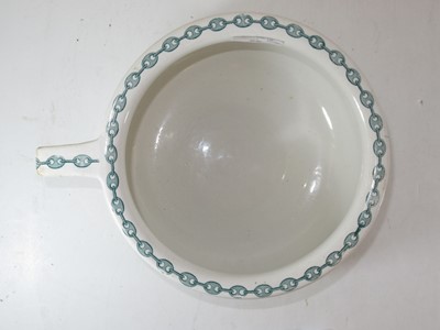 Lot 85 - A RARE CERAMIC TRANSFER PRINT CHAMBER POT FROM THE S.S. GREAT EASTERN, CIRCA 1865