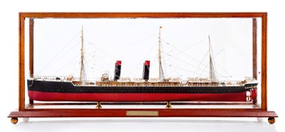 Lot 61 - A 1:48 SCALE STATIC DISPLAY MODEL OF THE CUNARD LINE’S S.S. SERVIA [1881]