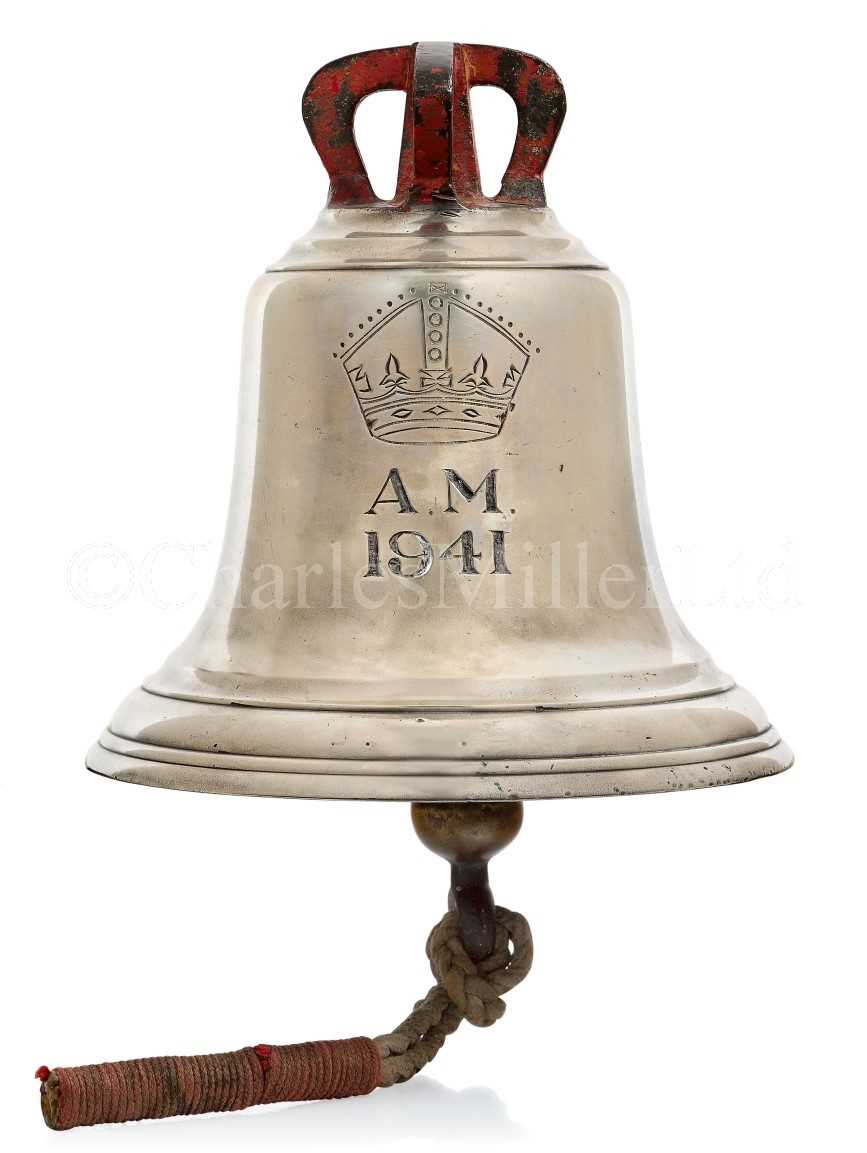 Lot 318 - AN AIR MINISTRY RAF SCRAMBLE BELL, 1941