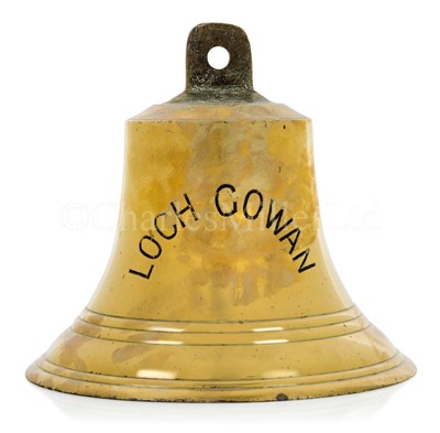 Lot 103 - THE SHIP'S BELL FROM THE ROYAL MAIL LINER LOCH GOWAN