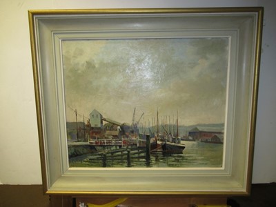 Lot 45 - δ WILLIAM ERIC THORP (BRITISH, 1901-1993) - BUGSBY'S REACH, GREENWICH