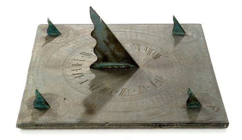 Lot 251 - a Polyhedral slate sundial by richard melvin,...