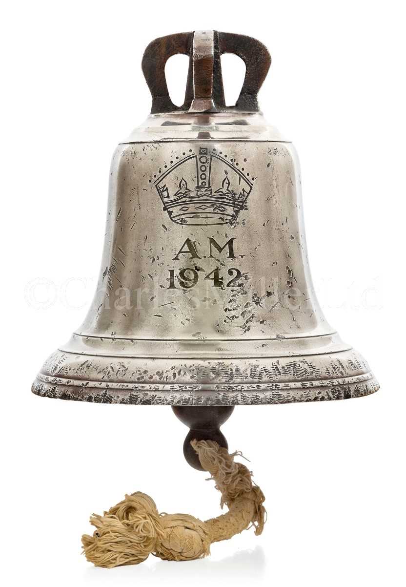 Lot 319 - AN AIR MINISTRY RAF SCRAMBLE BELL, 1942