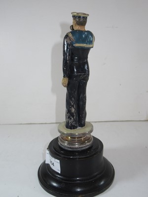 Lot 254 - LORD MOUNTBATTEN'S ROLLS-ROYCE CAR MASCOT, CIRCA 1920